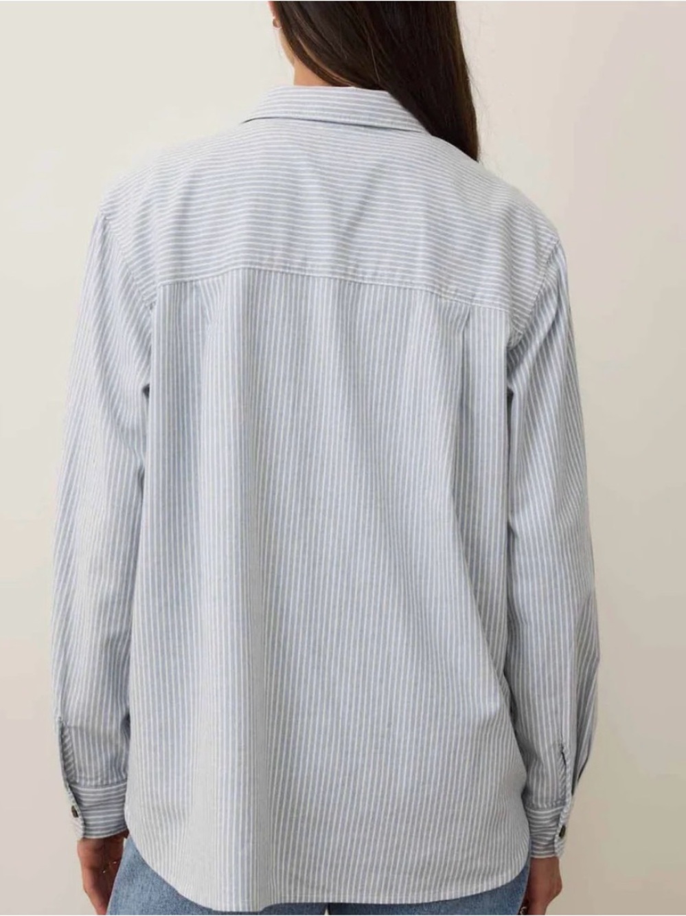 Marine Layer Women's Jane Relaxed Long Sleeve Shirt NWOT M - Picture 3 of 8